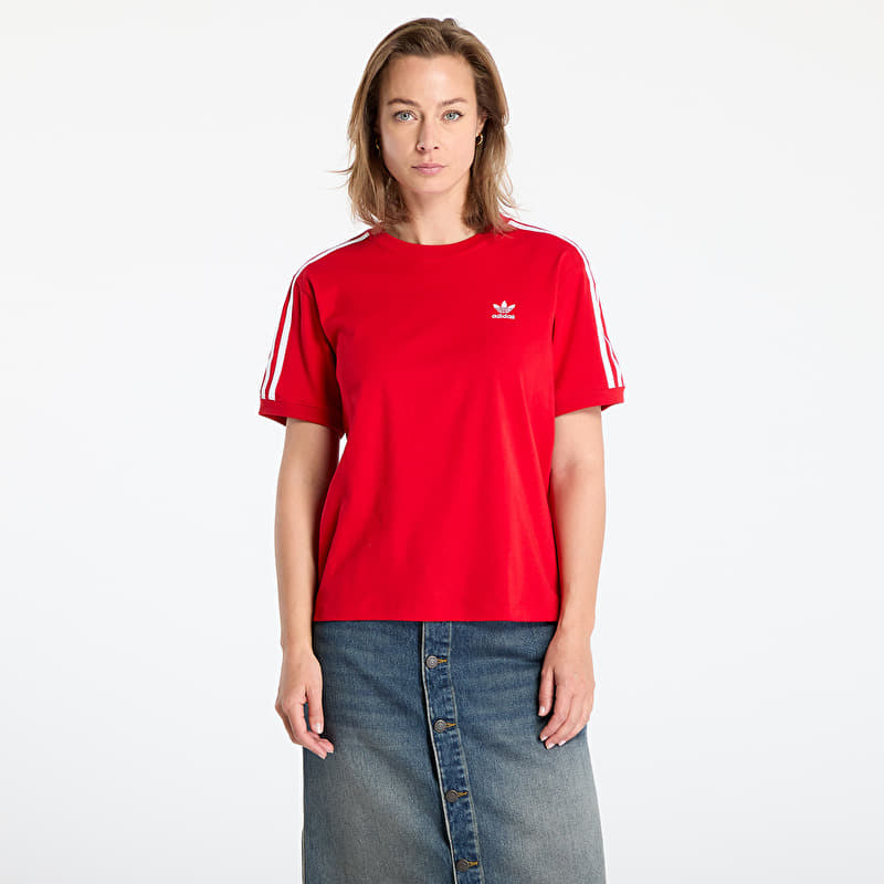 T-shirt adidas 3 Stripe Tee Better Scarlet