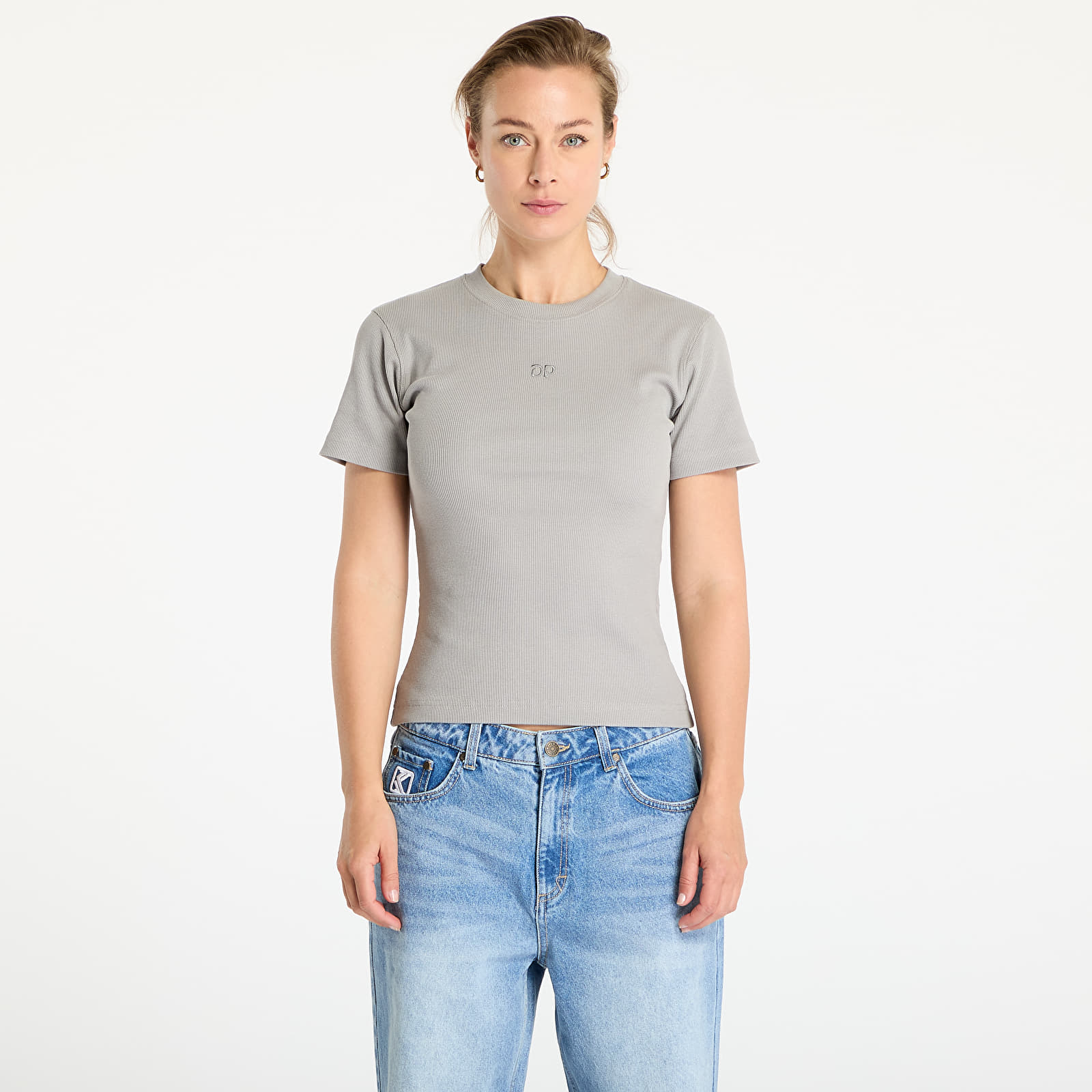 Women's T-shirts Daily Paper Unit Rib Fitted T-Shirt Wet Weather