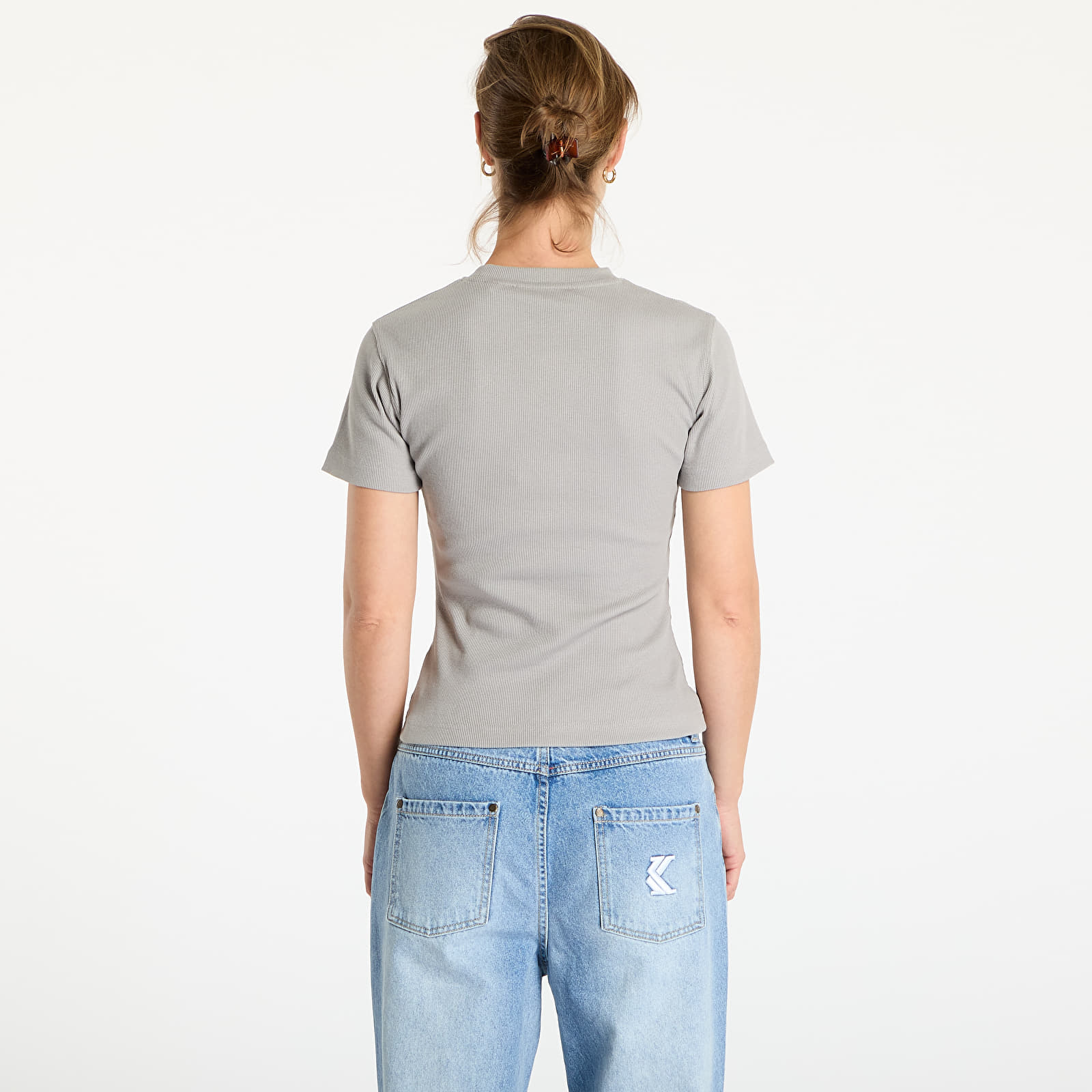 Women's T-shirts Daily Paper Unit Rib Fitted T-Shirt Wet Weather