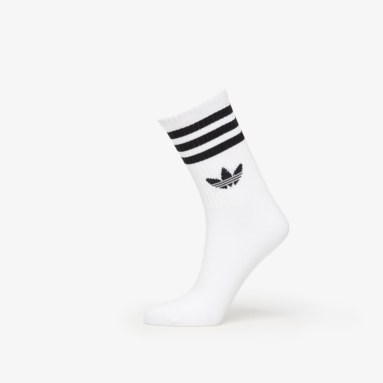 Sokid adidas 3-Stripes Crew Socks 3-Pack White/ Black/ Clear Pink