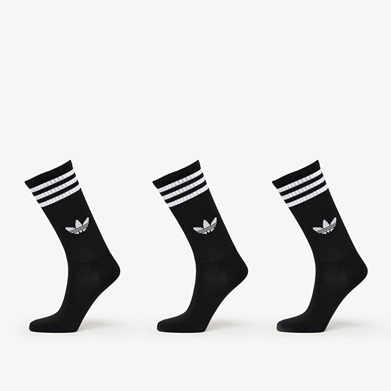 Socken adidas 3-Stripes High Crew Socks 3-Pack Black/ Lucid Red/ Lucid Blue