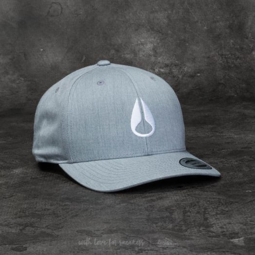 Nixon Wings Snapback Heather Gray White Footshop
