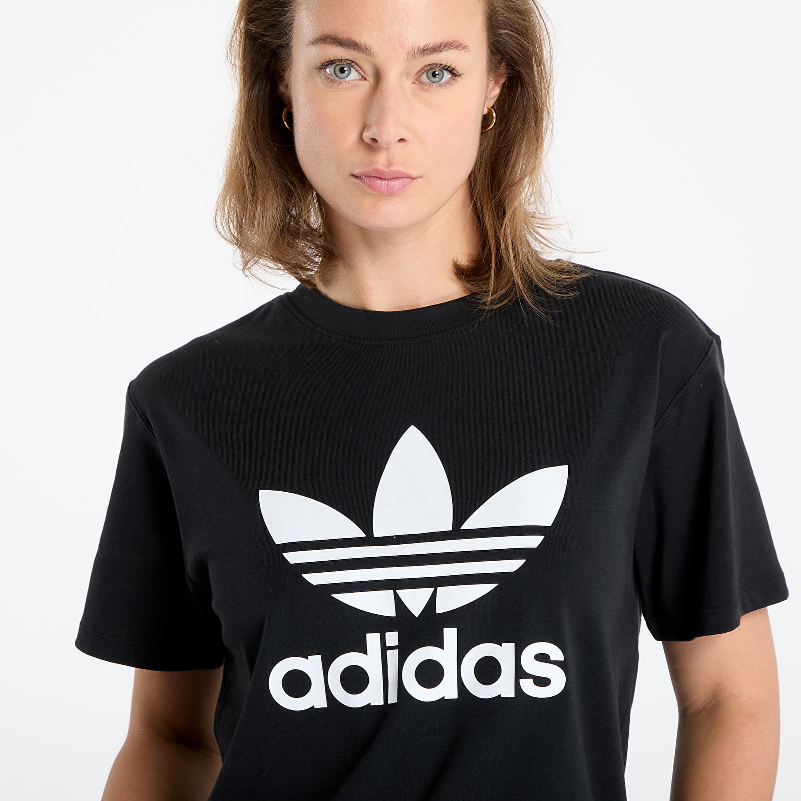 T-särgid adidas Trefoil Regular Tee Black