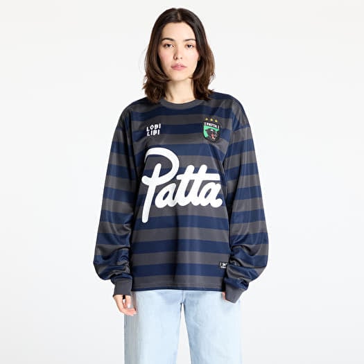 Jersey Patta Striped Longsleeve Football Jersey UNISEX Forged Iron