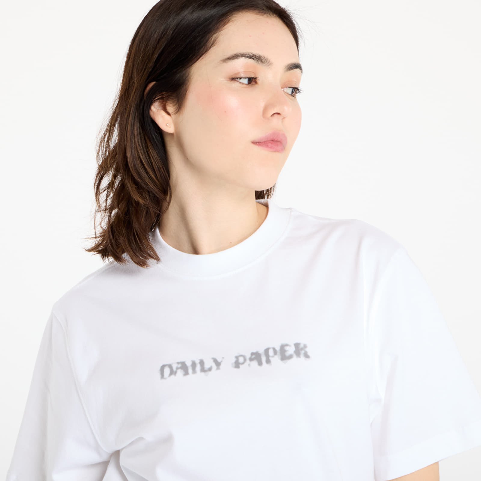 Pólók Daily Paper Shield Focus T-Shirt UNISEX White
