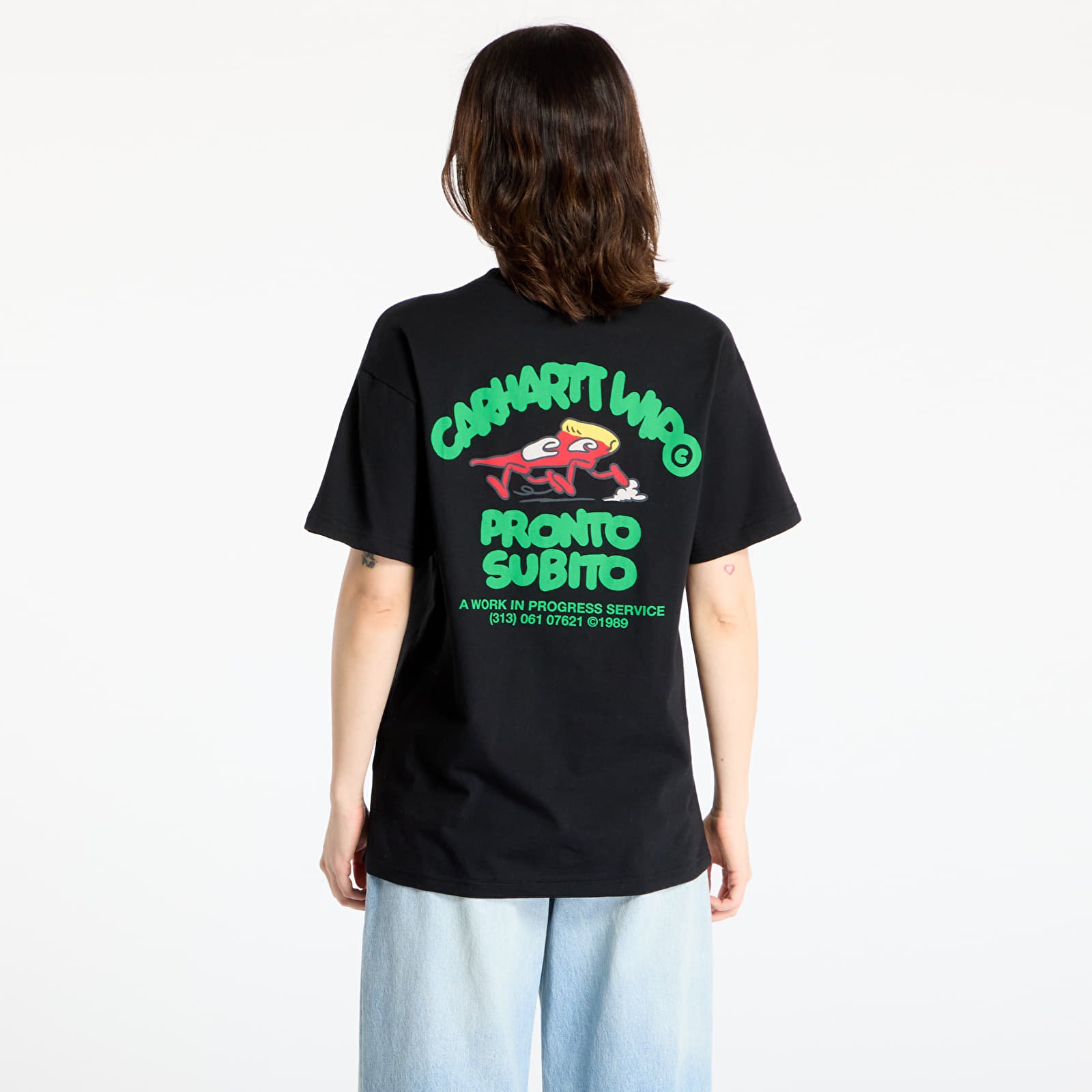 T-särgid Carhartt WIP Short Sleeve Pronto T-Shirt UNISEX Black