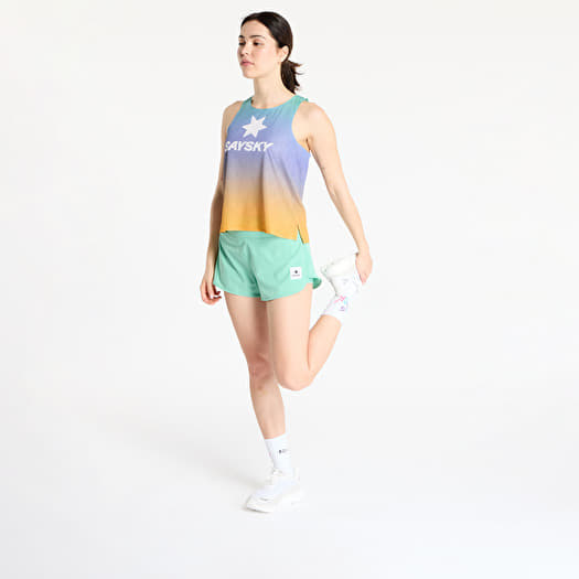 SAYSKY W Drip Dye Flow Air Singlet Purple Aop | Footshop