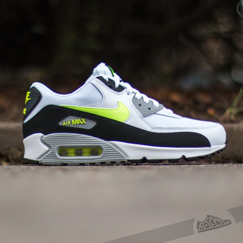 Shoes Nike Air Max 90 Essential White/Volt/Black/Grey