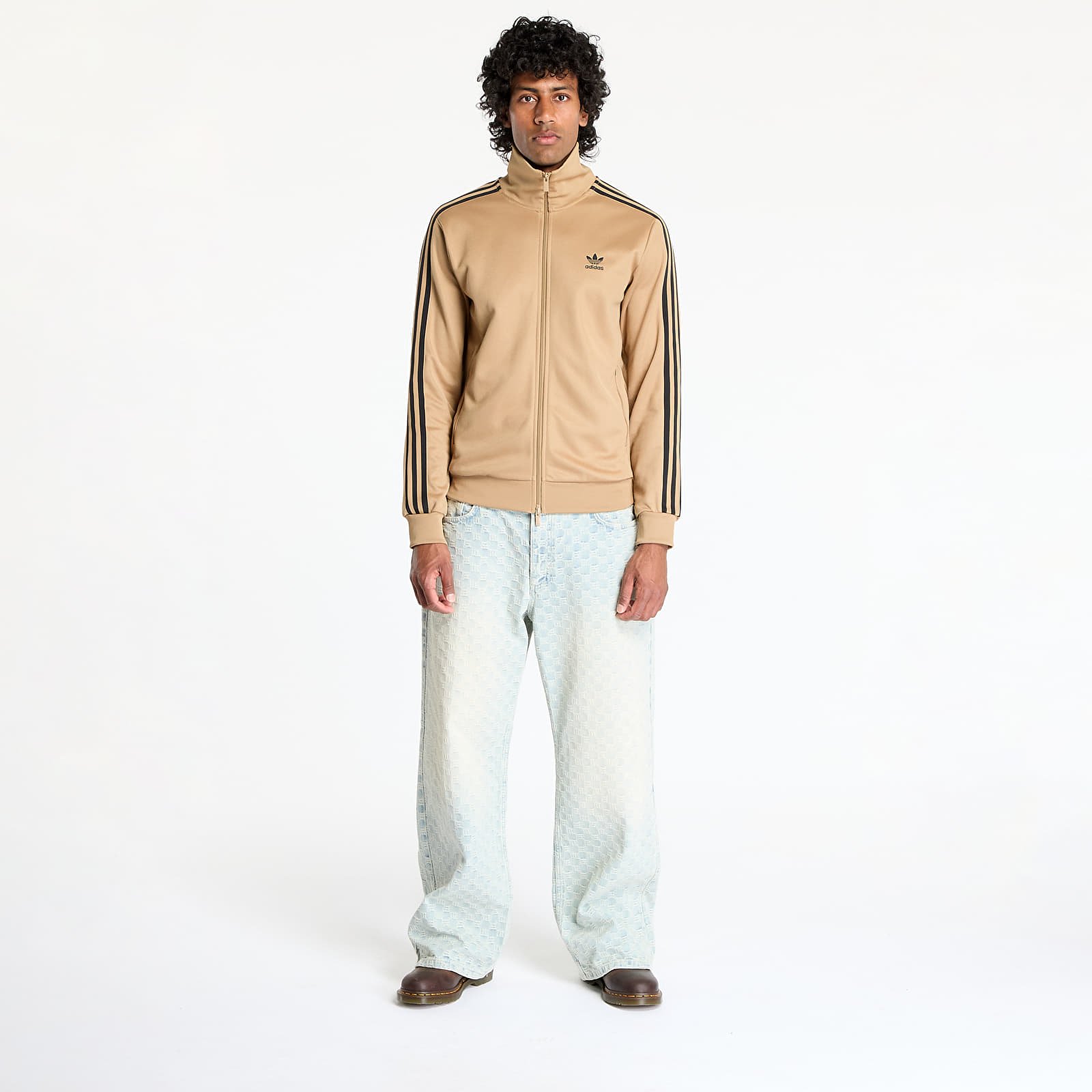 Kapucnis pulóverek és pulcsik adidas Adicolor Classics Beckenbauer Track Top Cardboard/ Black
