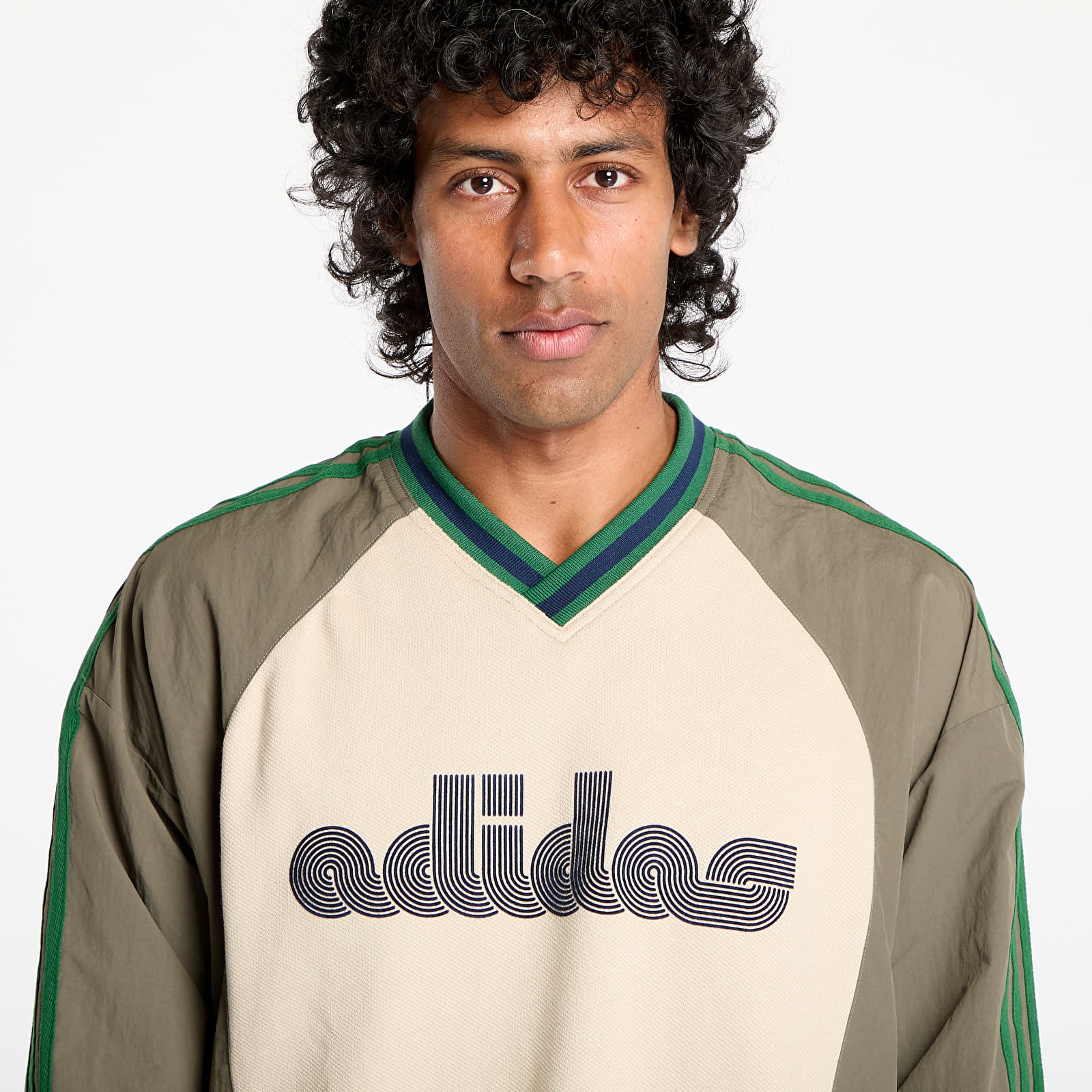 Mikinas ar kapuci un sporta krekli adidas x Brain Dead Crewneck Brown/ Branch