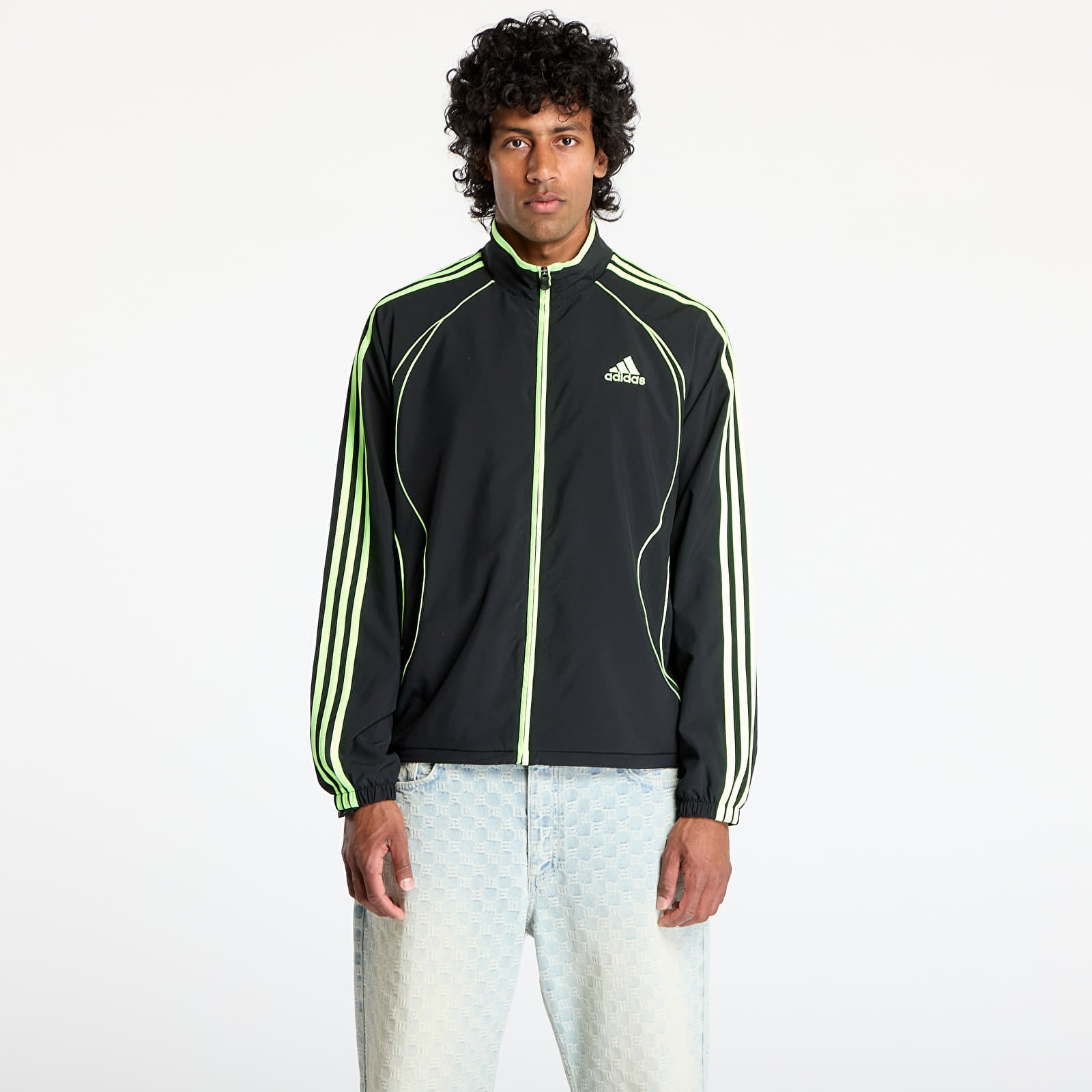 Kabátok adidas Teamgeist Adicolor Track Top Black