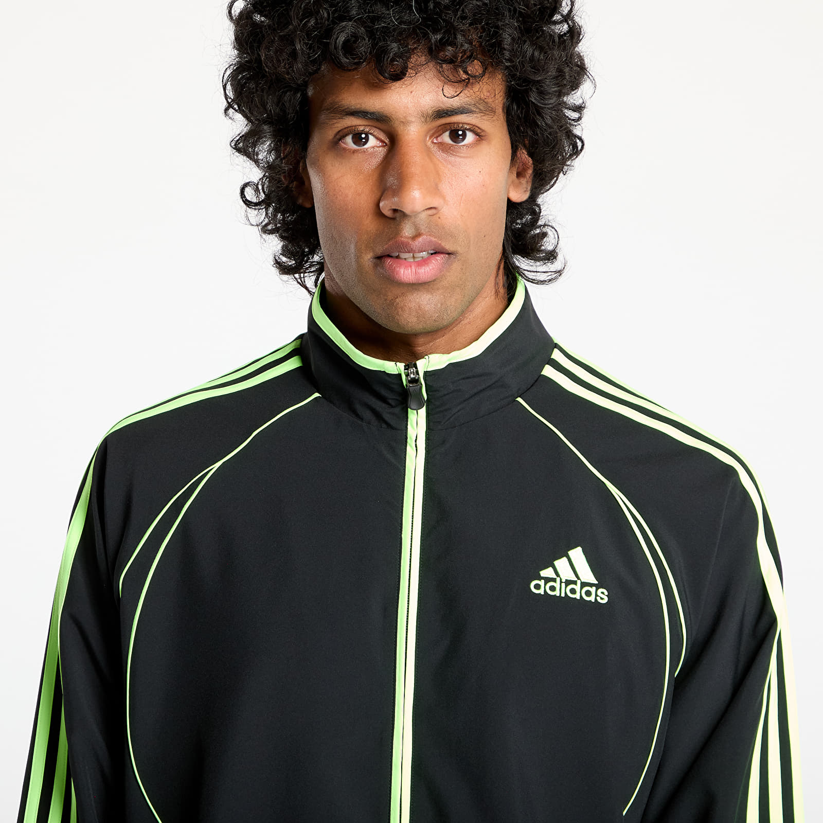 Kabátok adidas Teamgeist Adicolor Track Top Black
