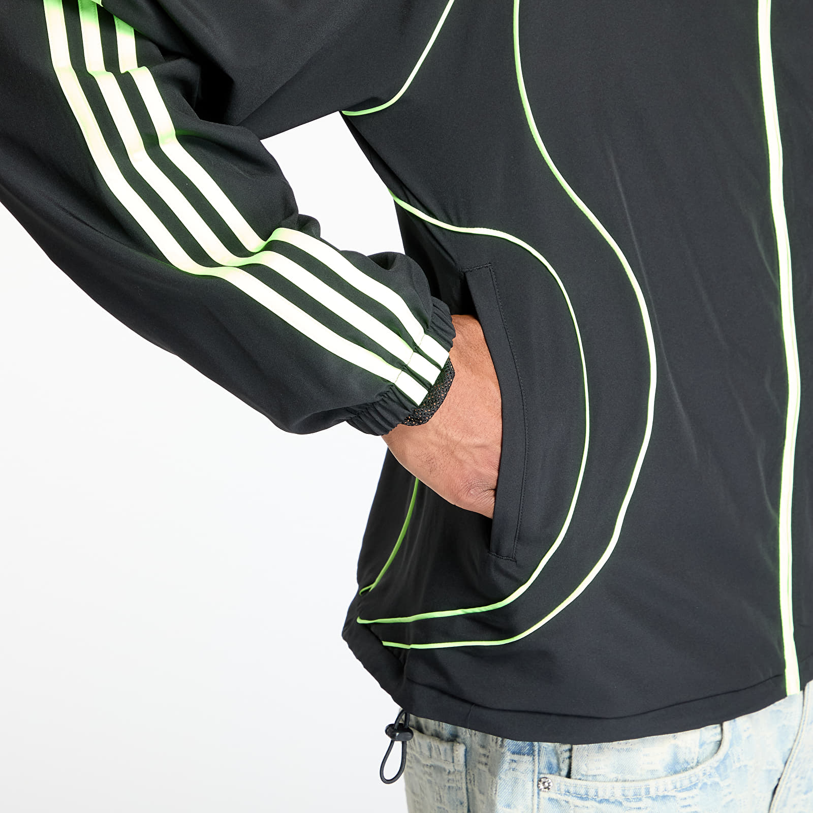 Kabátok adidas Teamgeist Adicolor Track Top Black