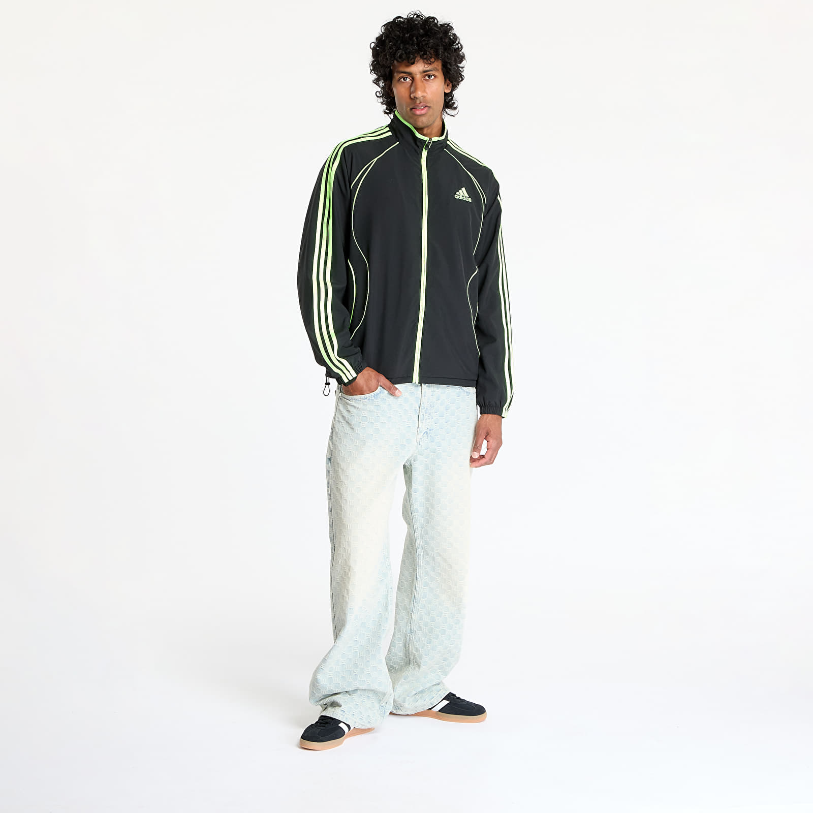 Kabátok adidas Teamgeist Adicolor Track Top Black