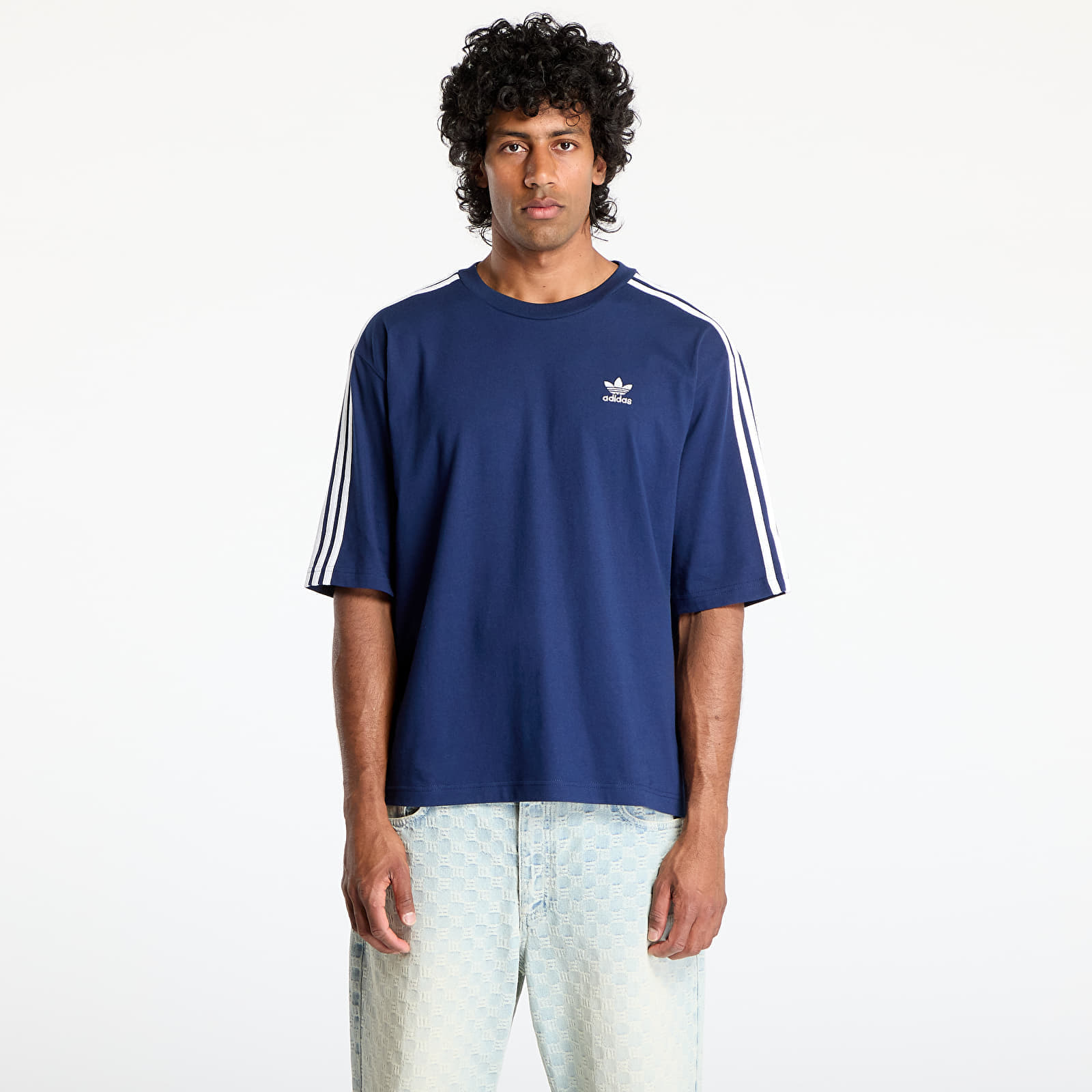 Tricou adidas Adicolor Oversized T-Shirt Night Indigo S