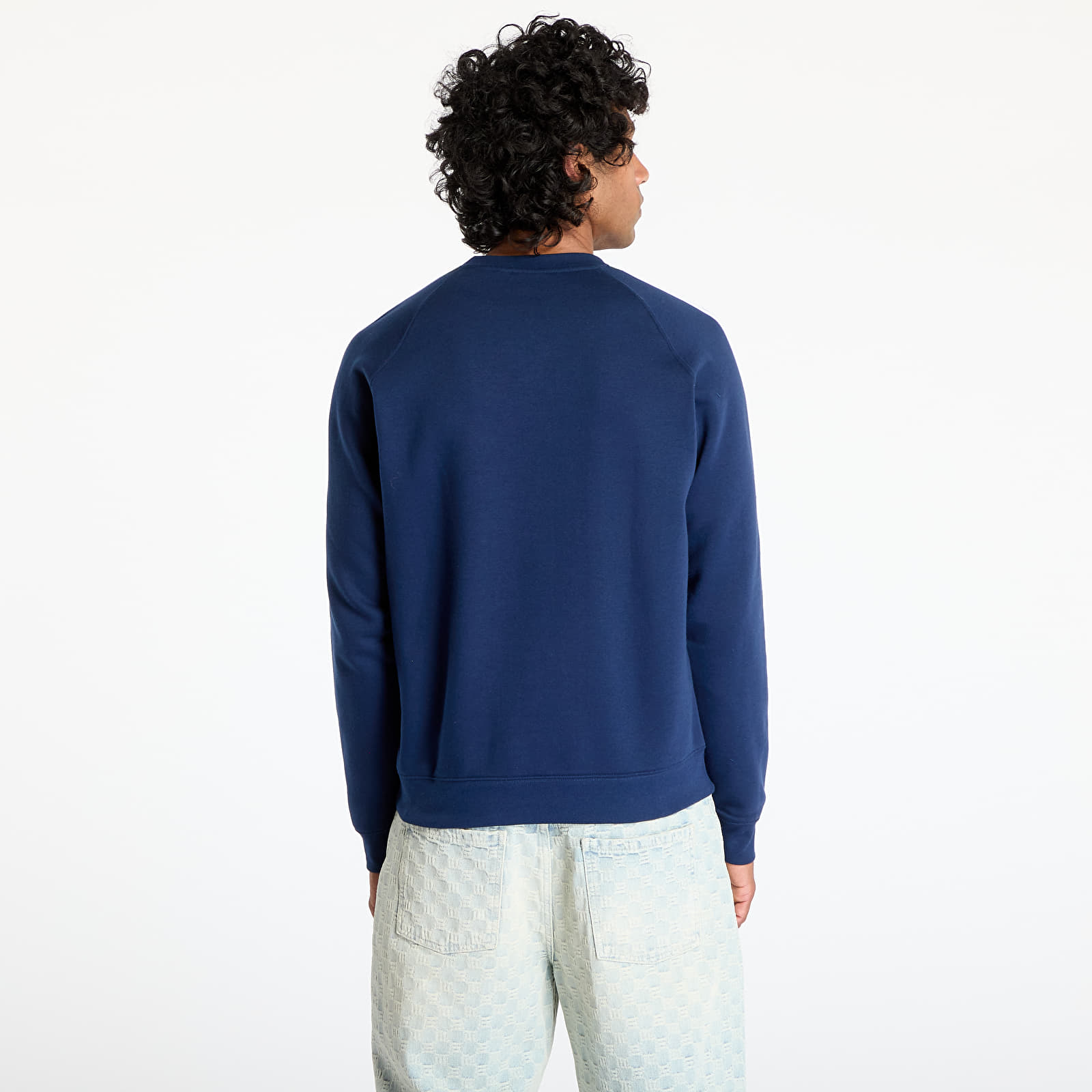 Kapucnis pulóverek és pulcsik adidas Adicolor Classics 3-Stripes Crew Sweatshirt Night Indigo/ Chalk Pearl/ Dove Grey