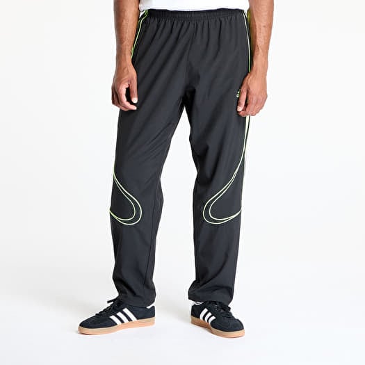 adidas Teamgeist Adicolor Track Tracksuit Bottoms Black/ Signal Green