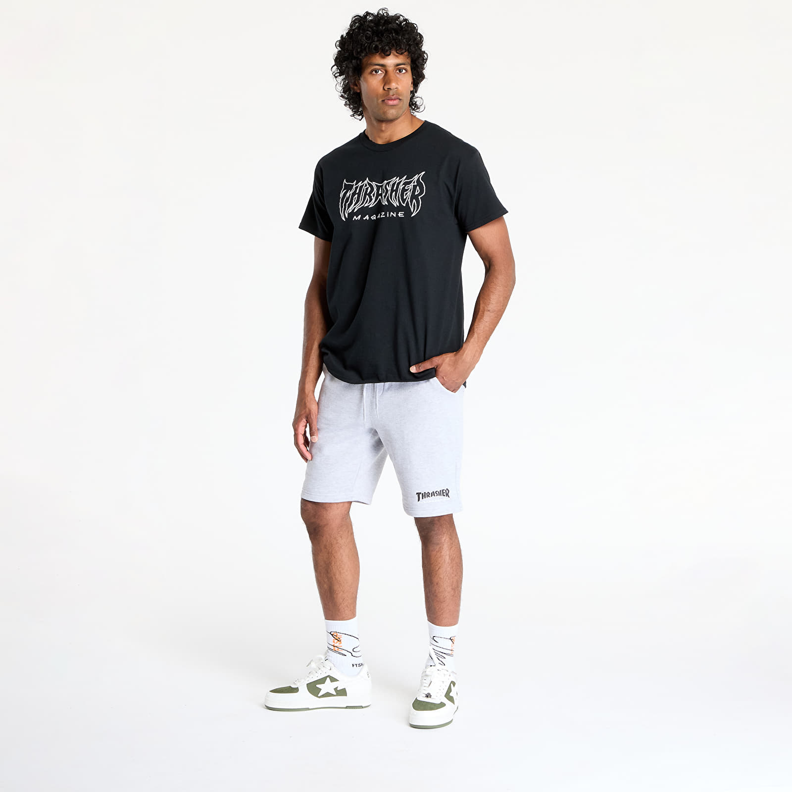 T-shirts Thrasher Metal T-Shirt Black