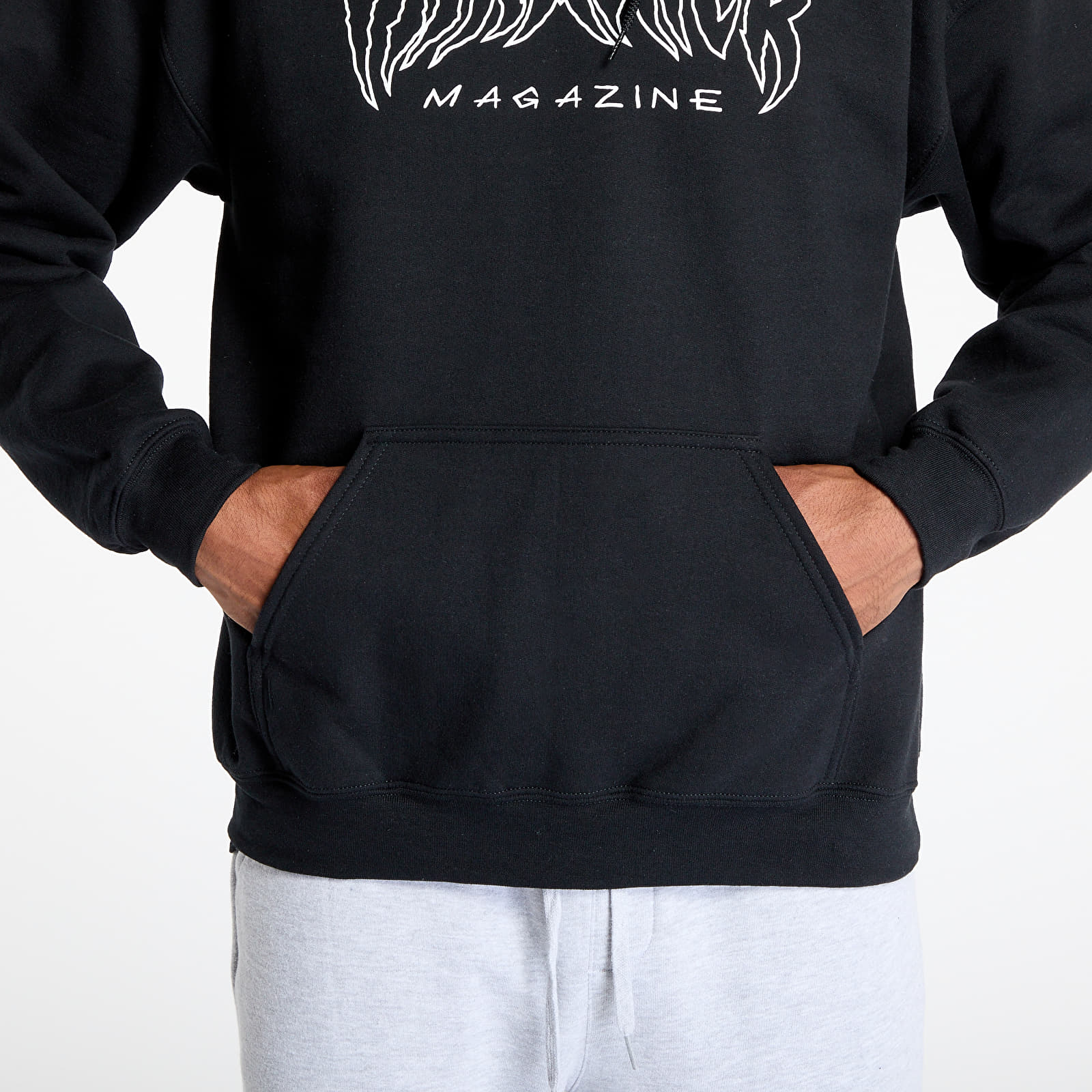 Kapuutsikud ja kampsunid Thrasher Metal Hoodie Black