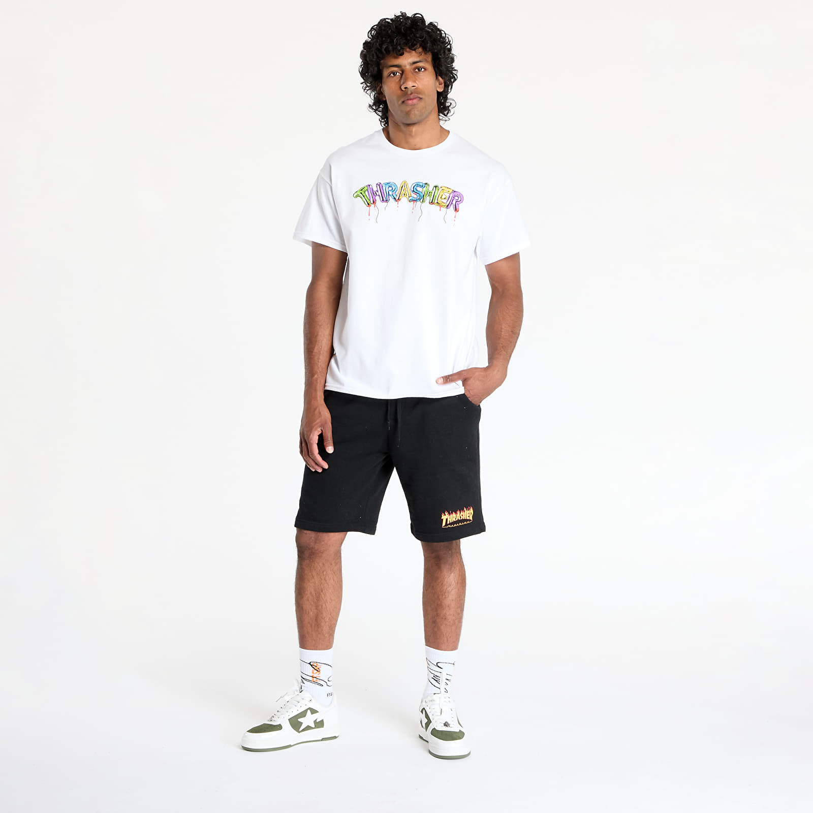 T-särgid Thrasher Balloons T-Shirt White