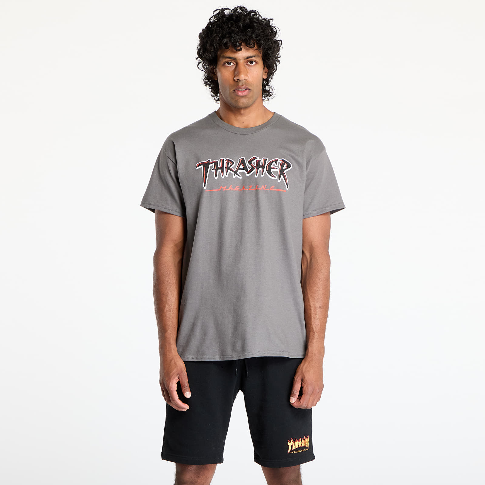 Tricou Thrasher Slash T-shirt Charcoal M