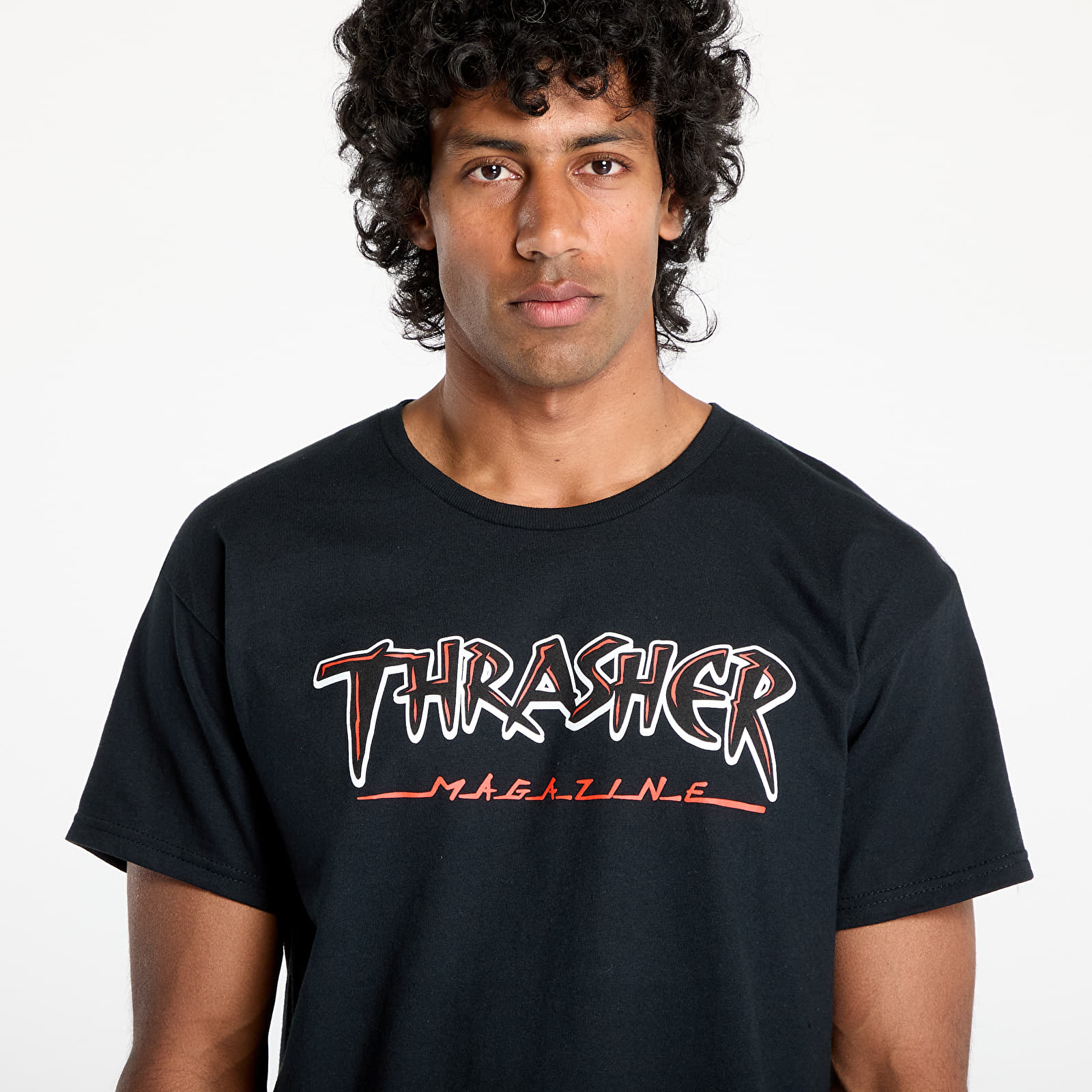 T-särgid Thrasher Slash T-Shirt Black