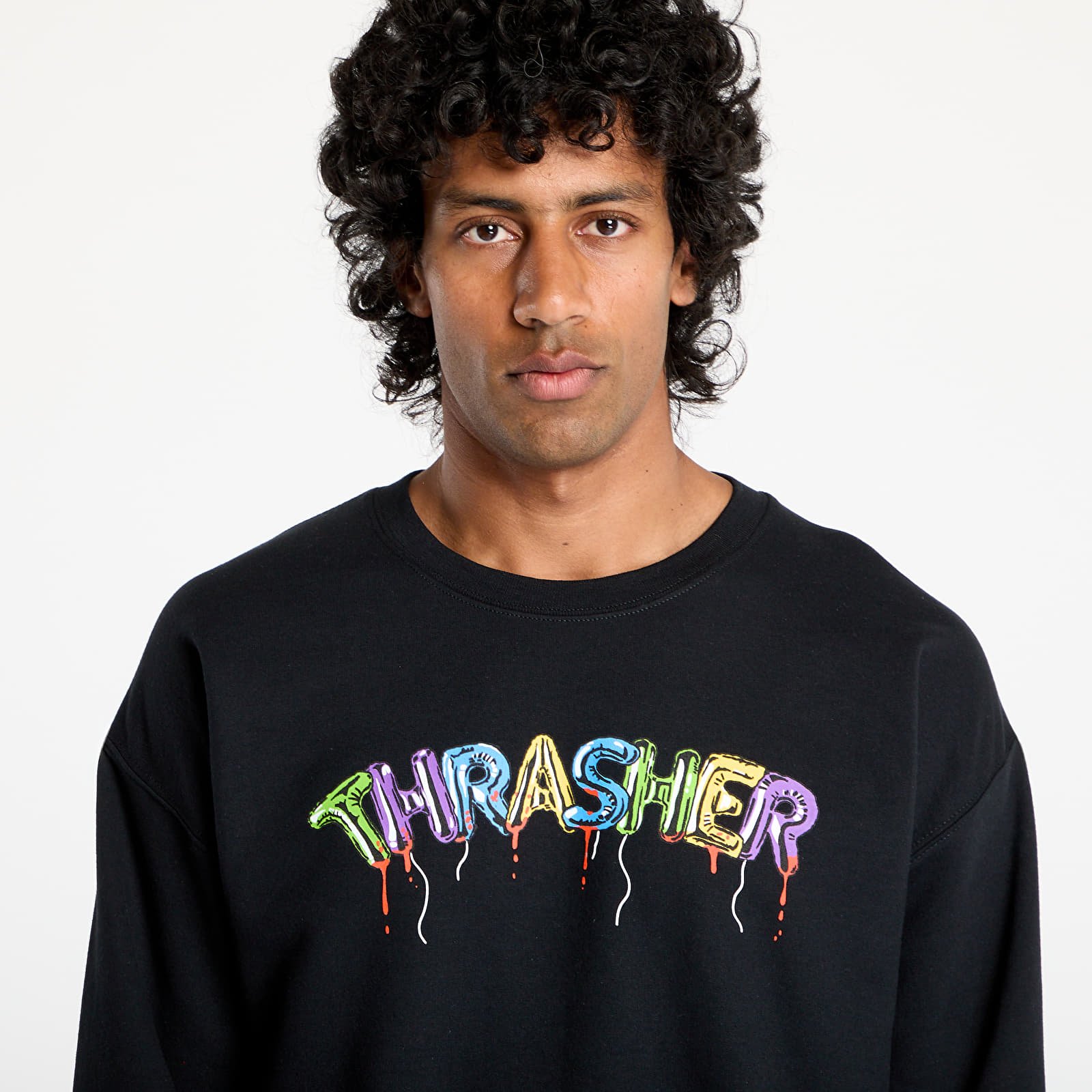 Kapucnis pulóverek és pulcsik Thrasher Balloons Crewneck Black