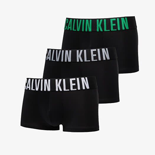 Calvin Klein Intense Power Microfiber Stretch Low Rise Trunk 3-Pack Black