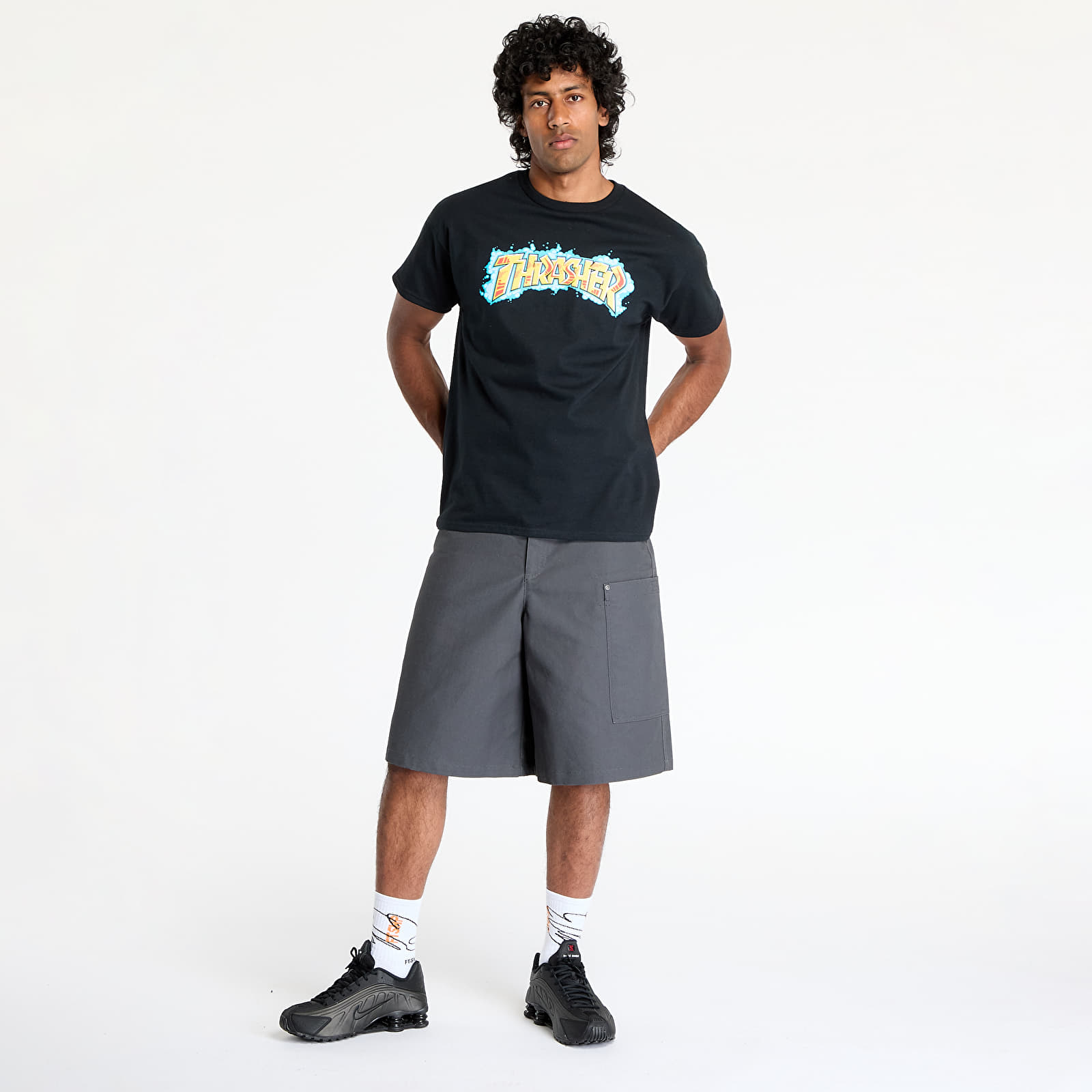 T-särgid Thrasher Graff T-Shirt Black