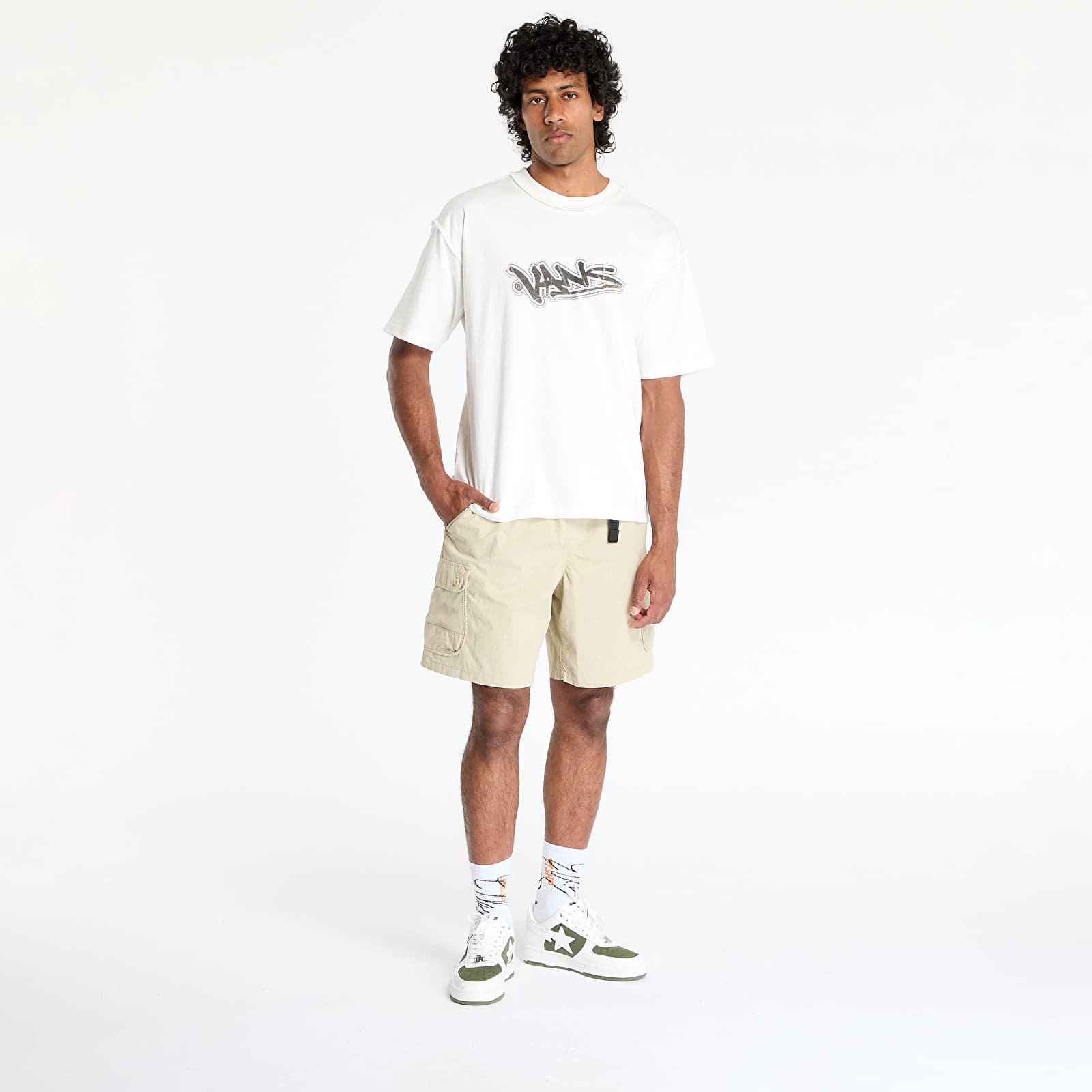 T-shirts Vans LX Slap Short Sleeve Tee Marshmallow