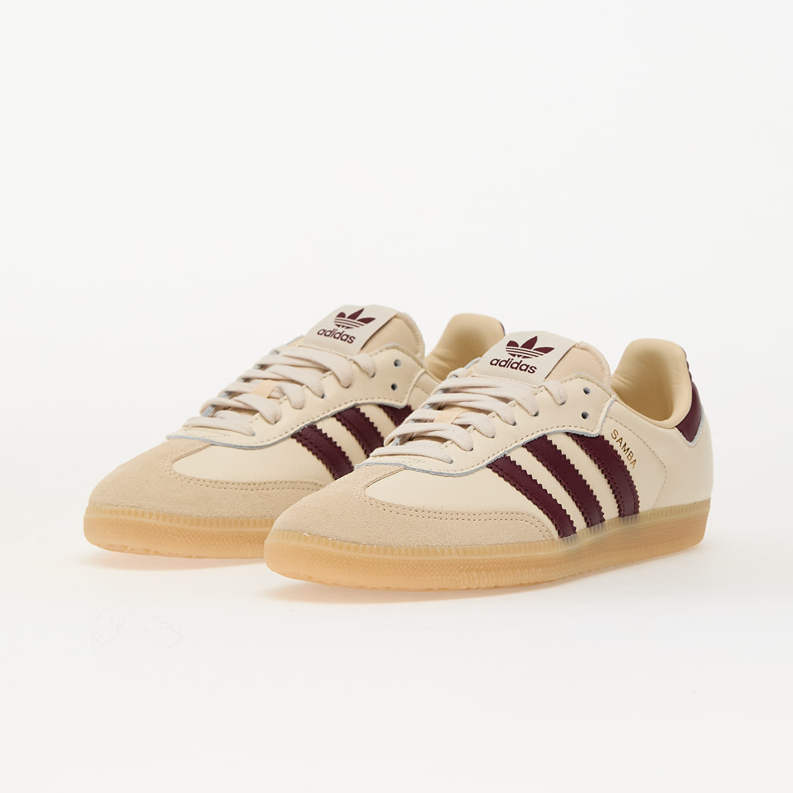 Scarpe uomo adidas Samba OG Wonder White/ Off White/ Silver Met.