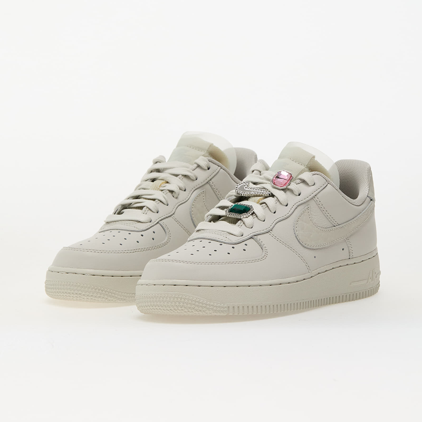 Sieviešu apavi Nike W Air Force 1 Low Premium Light Bone/ Light Bone-Kelly Green
