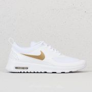 Nike white & gold air max thea trainers new arrivals