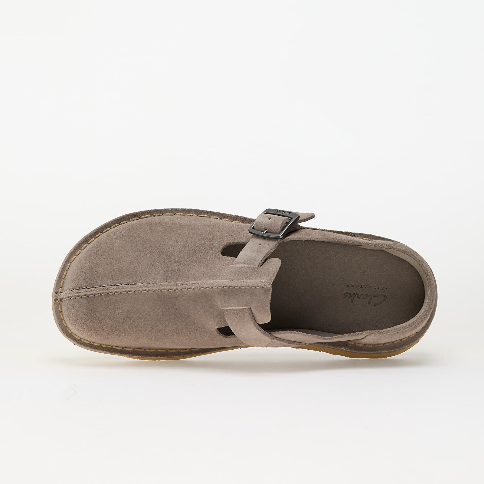 Pánske tenisky a topánky Clarks Originals Solsbury Mule Grey Suede