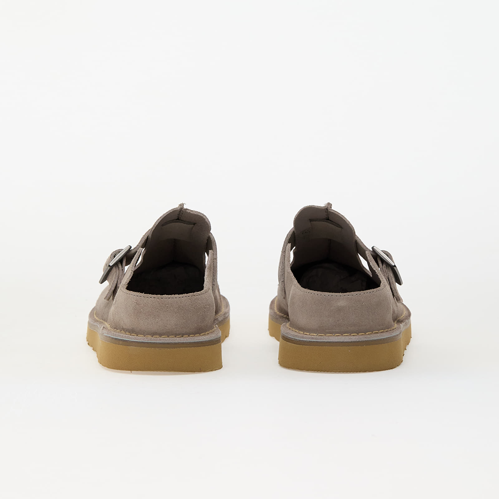 Pánske tenisky a topánky Clarks Originals Solsbury Mule Grey Suede