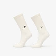 Nike Everyday Cushioned Crew Socks 2-Pack Sail/ Black