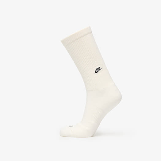 Men's socks Nike Everyday Cushioned Crew Socks 2-Pack Sail/ Black