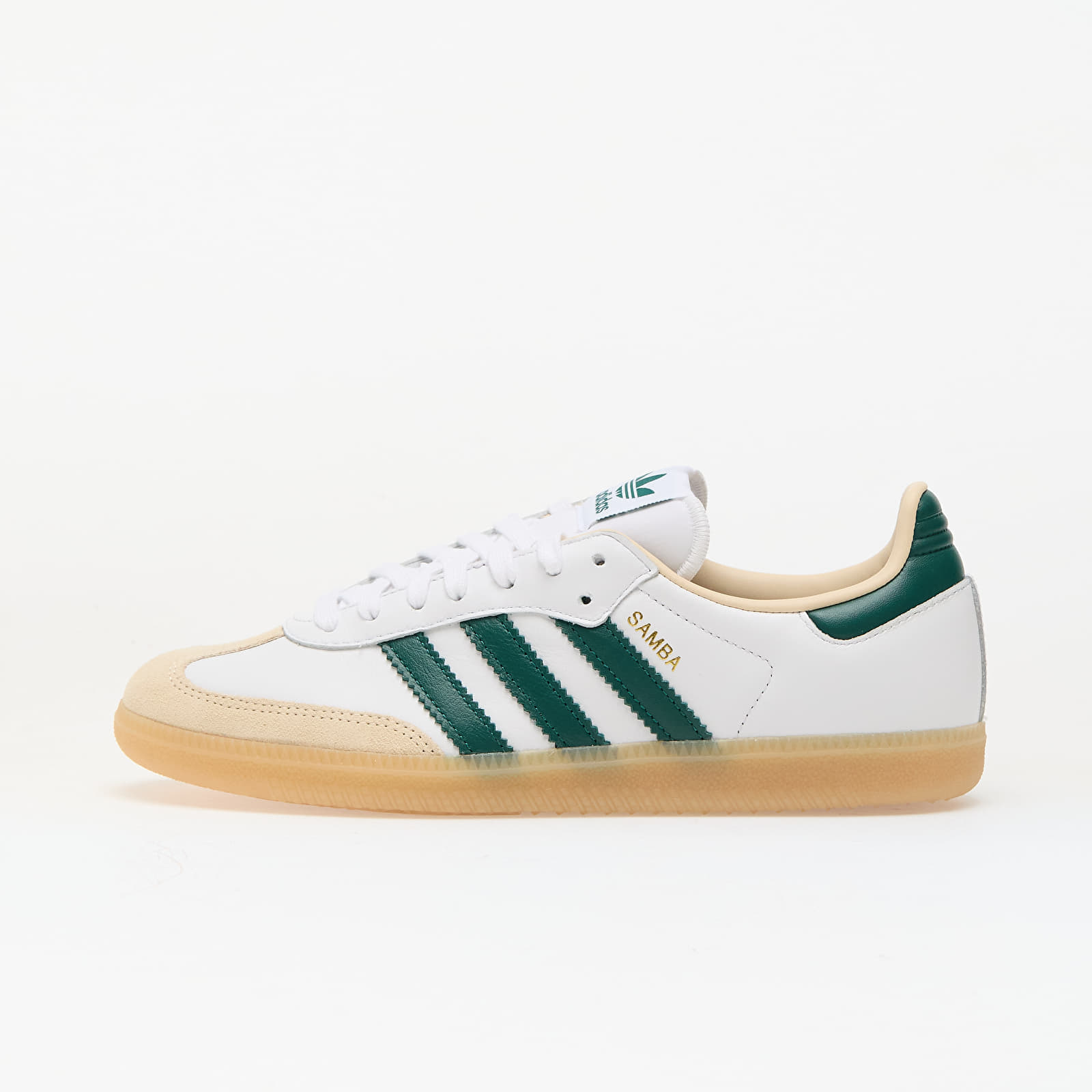 Levně Tenisky adidas Samba OG Ftwr White/ Collegiate Green