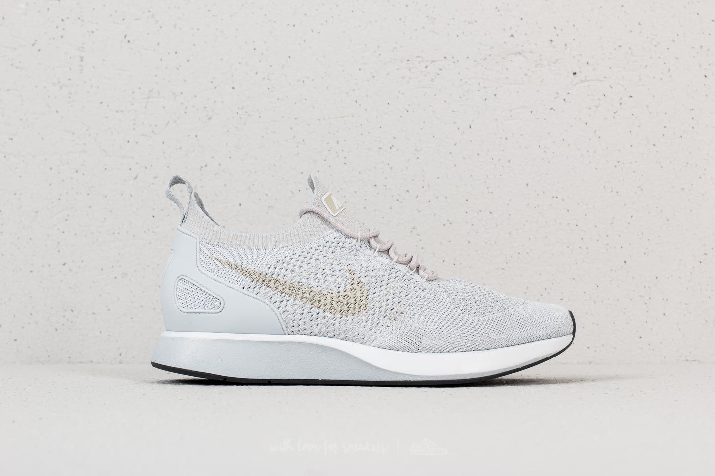 Scarpe uomo Nike Air Zoom Mariah Flyknit Racer Pure Platinum Dark