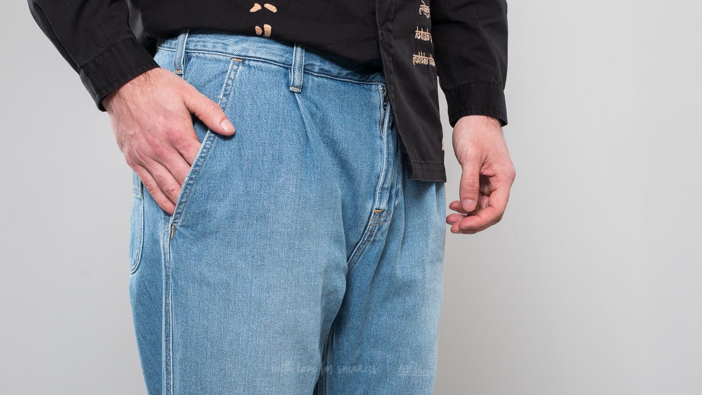 Pantalones Carhartt WIP Abbott Pant Blue (Prime Bleached)