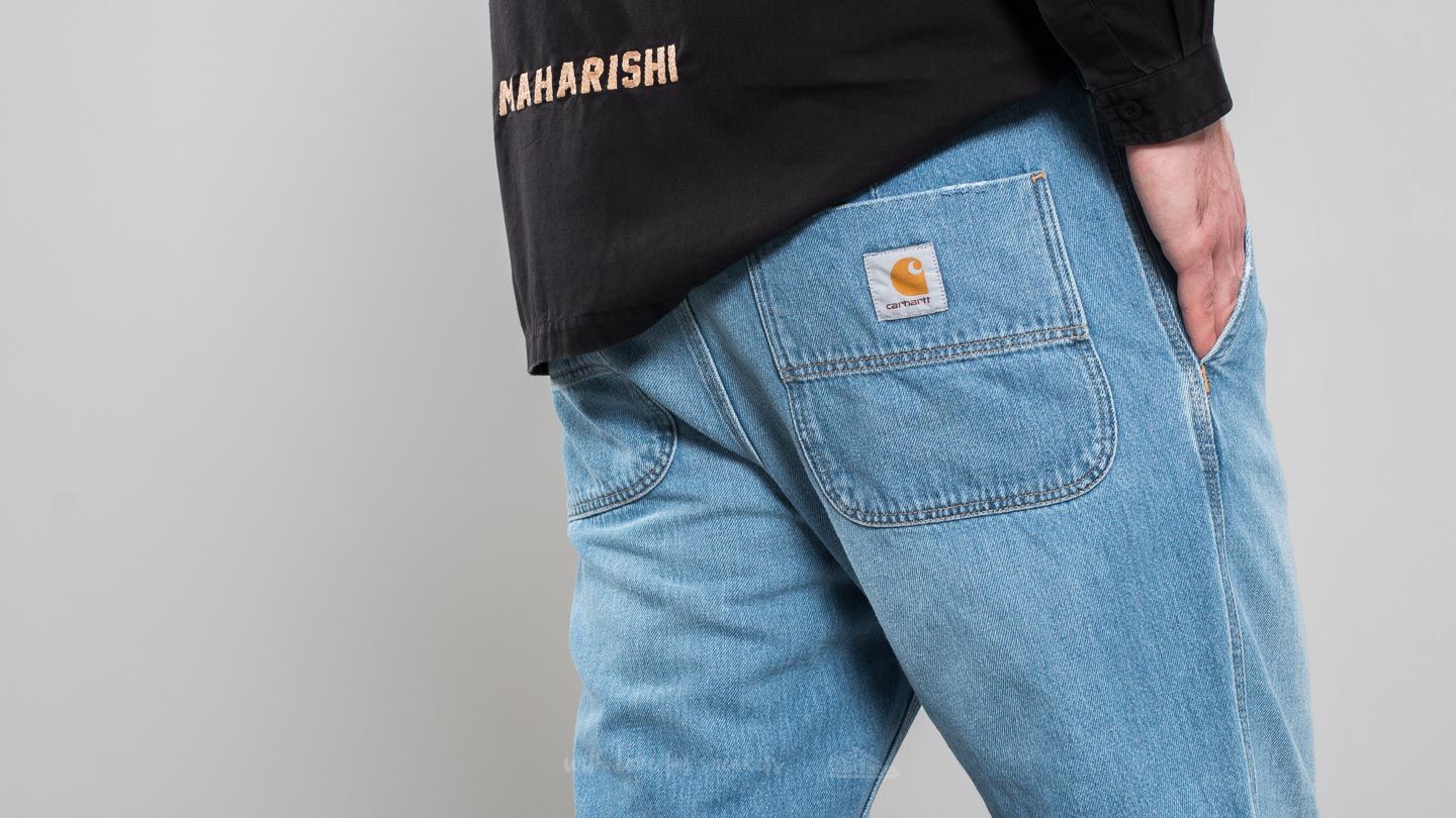 Pantalones Carhartt WIP Abbott Pant Blue (Prime Bleached)