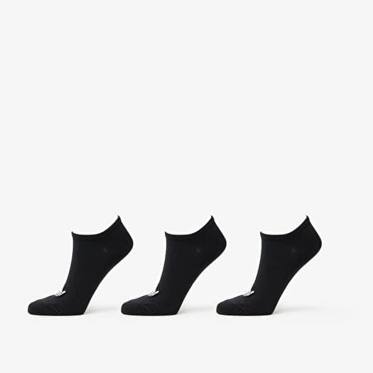 adidas Liner Socks 3-Pack Black/ Medium Grey Heather/ Black
