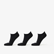 adidas Liner Socks 3-Pack Black/ Medium Grey Heather/ Black