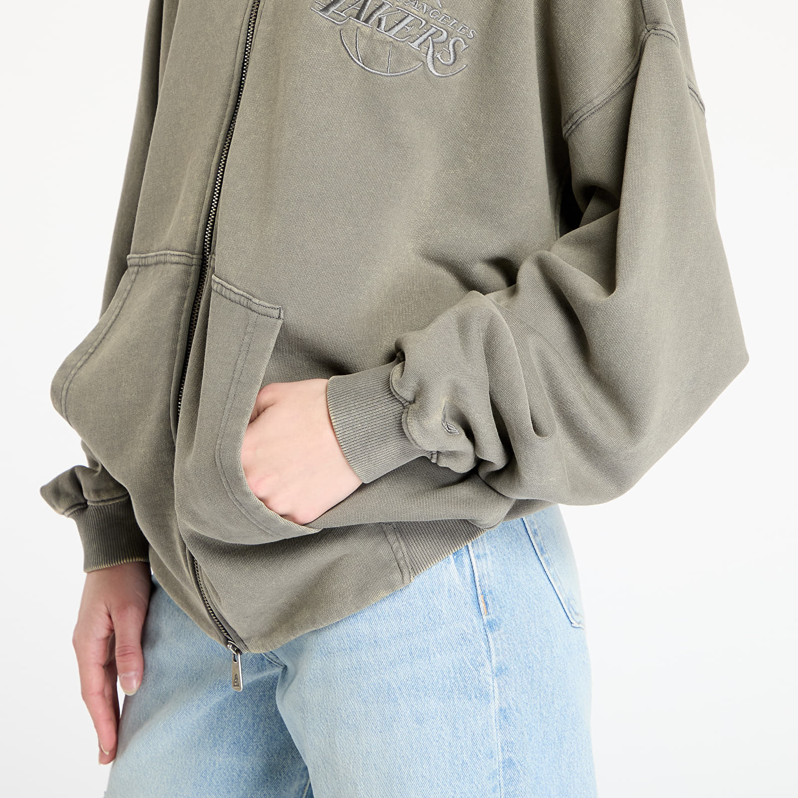 Суичърти New Era Los Angeles Lakers Washed Full Zip UNISEX Ahg