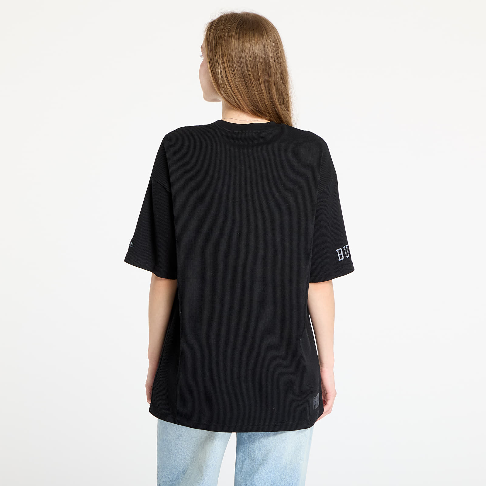 Koszulki New Era Chicago Bulls Waffle Oversized Tee UNISEX Black