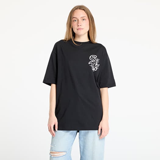 T-skjorte New Era Chicago White Sox Floral Graphic Oversized Tee UNISEX Black