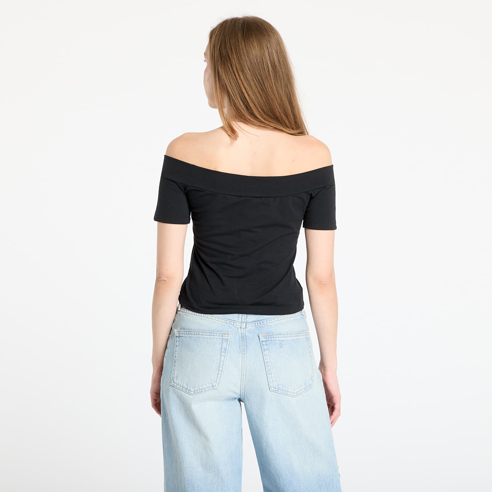 Pólók adidas Adicolor Bandeau Short Sleeve T-Shirt Black