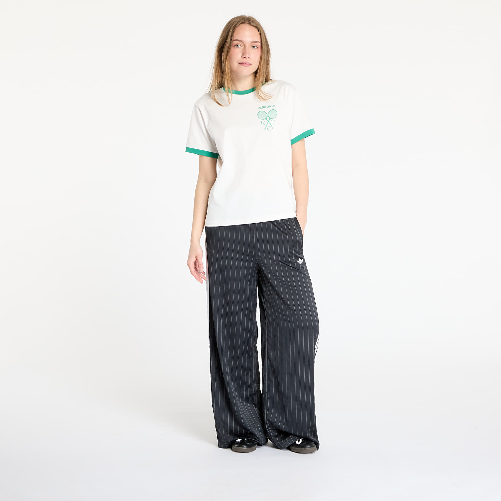 Pólók adidas Retro Tennis Regular T-Shirt Cloud White