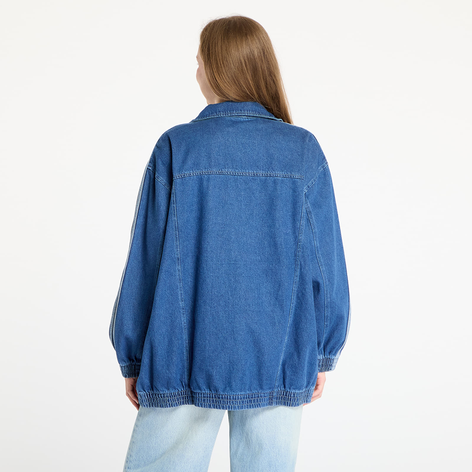 Kabátok adidas Adicolor Denim Adilenium Track Top Indigo Denim