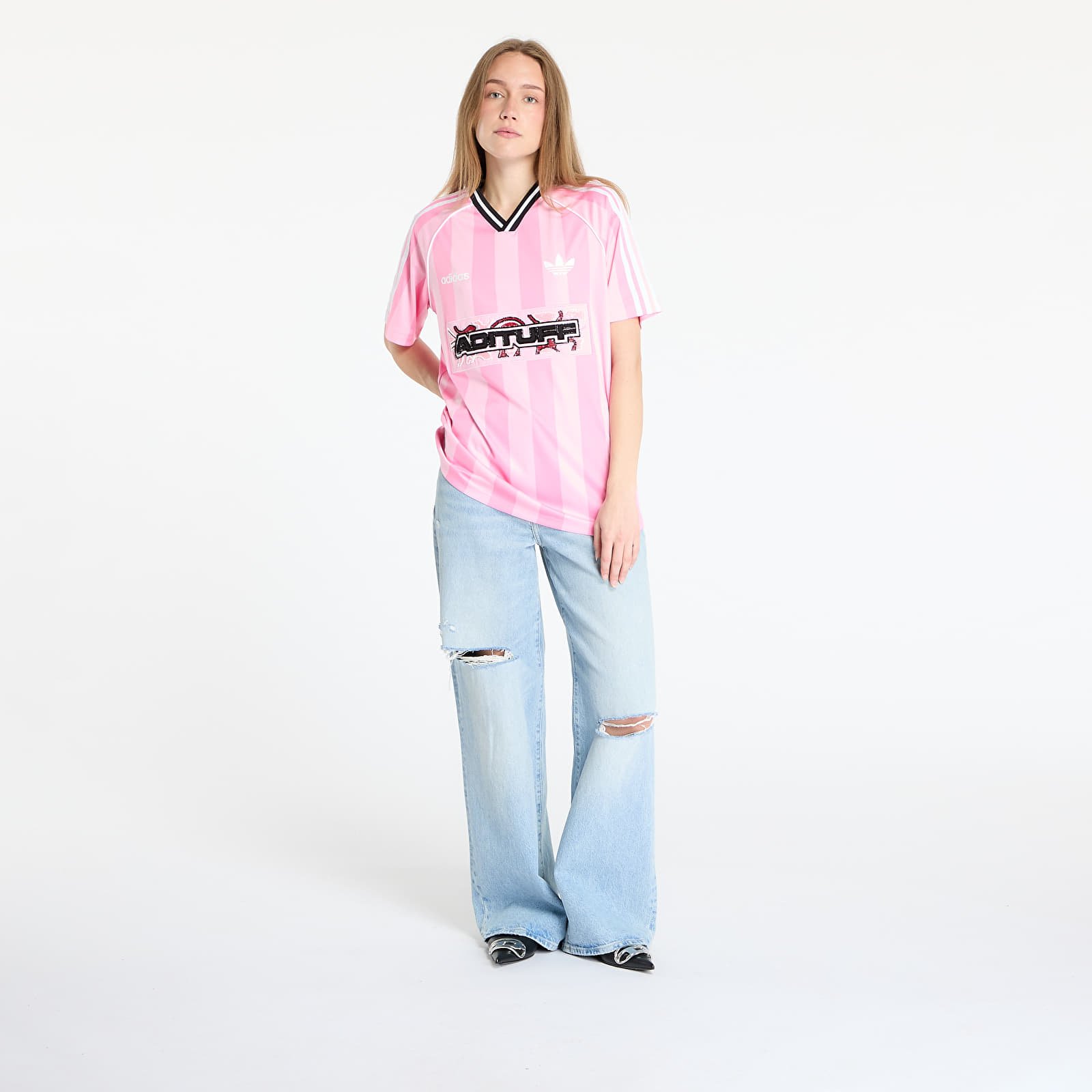 Koszulki adidas Originals Beads Jersey True Pink/ Semi Pink Glow